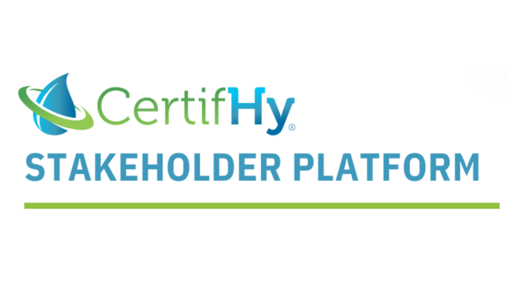 CertifHy Stakeholder Platform logo: a symbol of collaboration in hydrogen and RFNBO certification.
