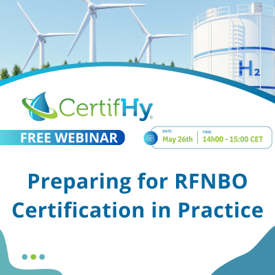 RFNBO certification webinar on renewable hydrogen project preparation and compliance readiness